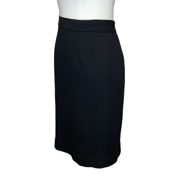 Emanuel Ungaro Textured Skirt Black - Picture 2 of 5